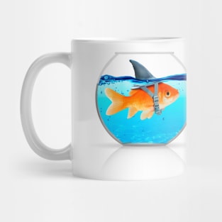 Fish with fin t shirt Mug